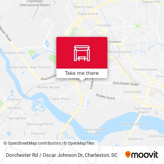 Mapa de Dorchester Rd / Oscar Johnson Dr