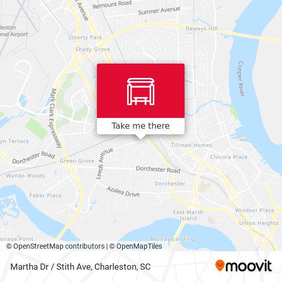 Mapa de Martha Dr / Stith Ave