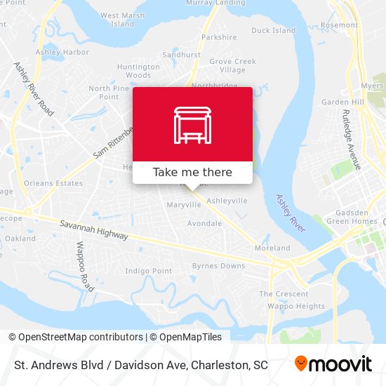 St. Andrews Blvd / Davidson Ave map