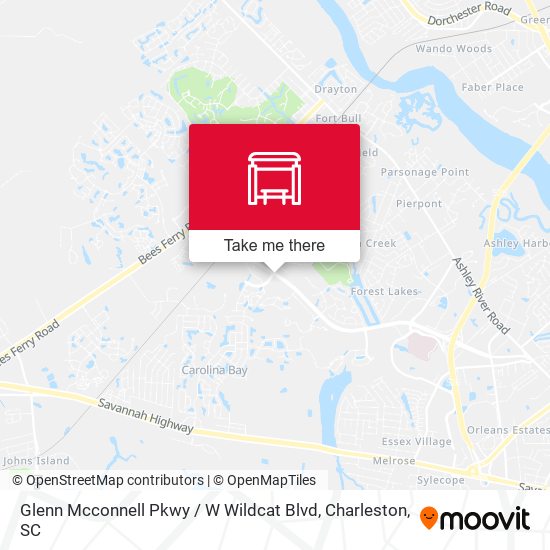 Glenn Mcconnell Pkwy / W Wildcat Blvd map