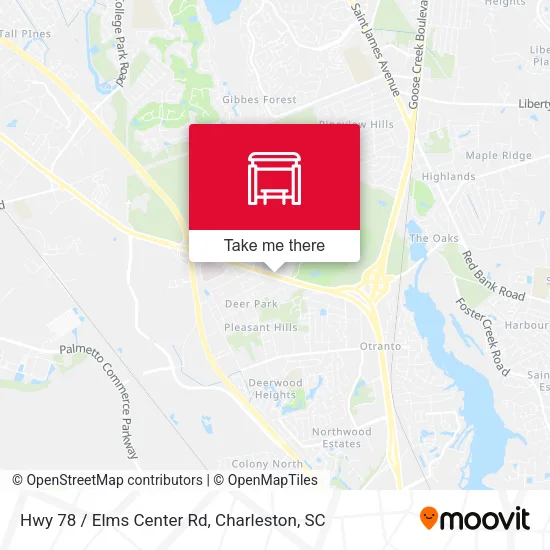 Mapa de Hwy 78 / Elms Center Rd
