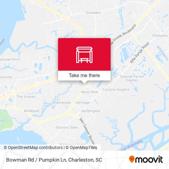Mapa de Bowman Rd / Pumpkin Ln