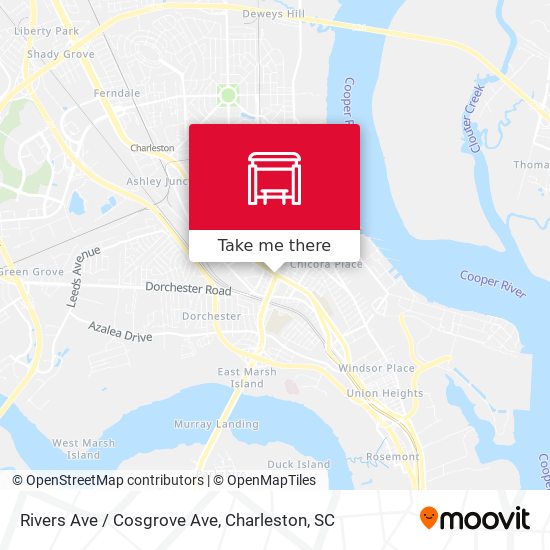 Mapa de Rivers Ave / Cosgrove Ave