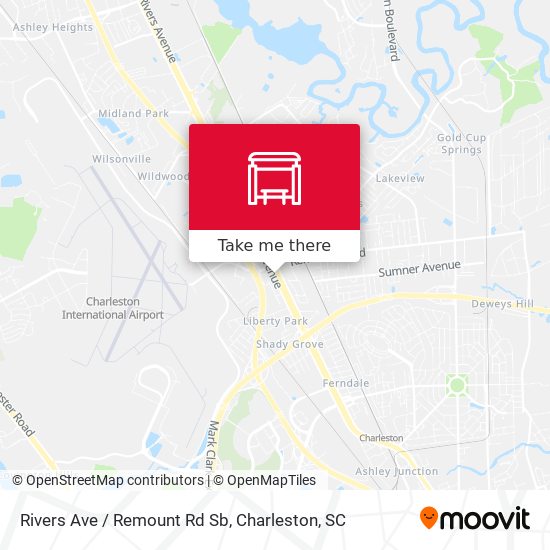 Mapa de Rivers Ave / Remount Rd Sb