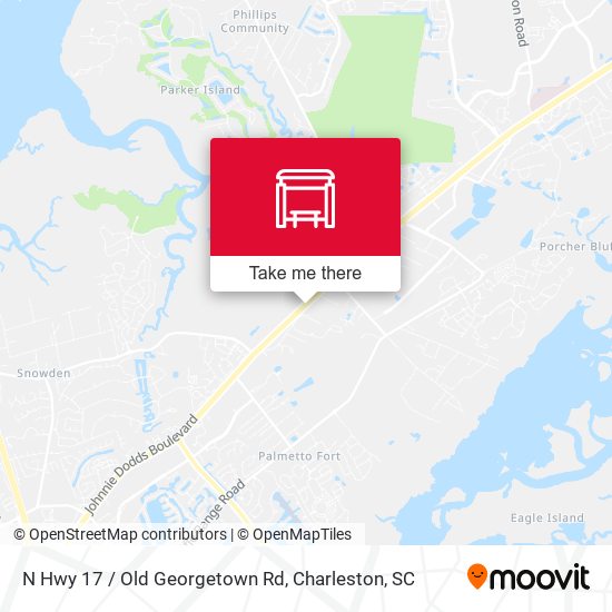 N Hwy 17 / Old Georgetown Rd map