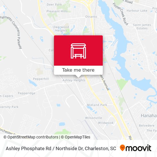 Mapa de Ashley Phosphate Rd / Northside Dr