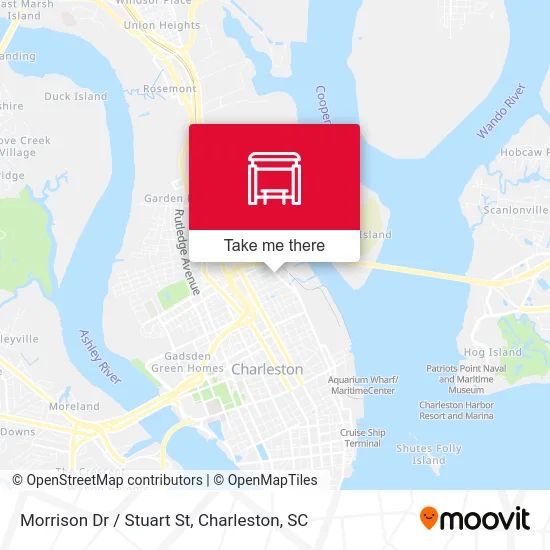 Morrison Dr / Stuart St map