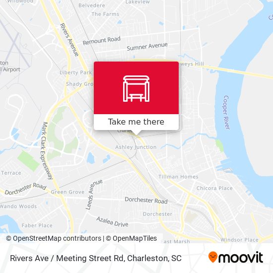 Rivers Ave / Meeting Street Rd map