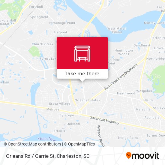 Orleans Rd / Carrie St map