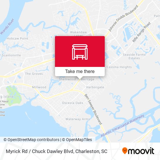 Mapa de Myrick Rd / Chuck Dawley Blvd