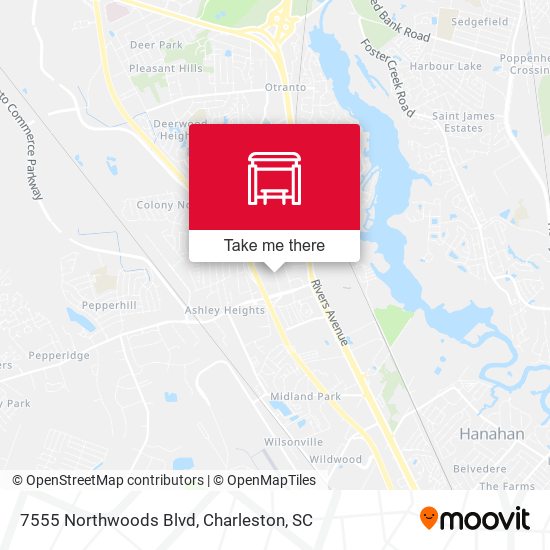 7555 Northwoods Blvd map