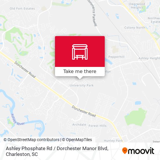 Ashley Phosphate Rd / Dorchester Manor Blvd map