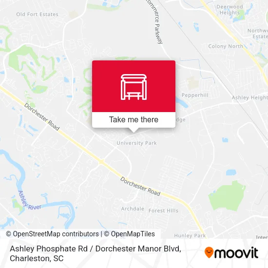 Ashley Phosphate Rd / Dorchester Manor Blvd map
