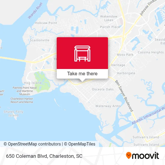 650 Coleman Blvd map