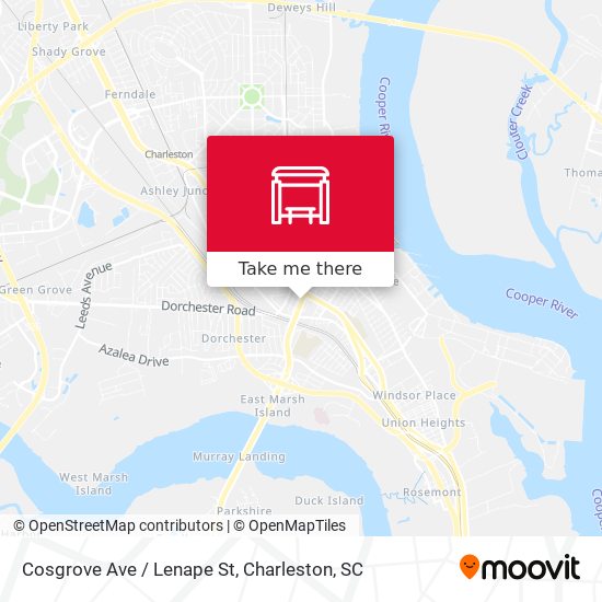 Cosgrove Ave / Lenape St map