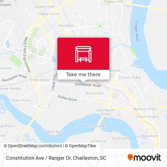 Constitution Ave / Ranger Dr map