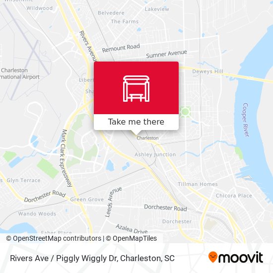 Mapa de Rivers Ave / Piggly Wiggly Dr