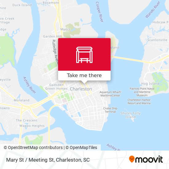 Mapa de Mary St / Meeting St
