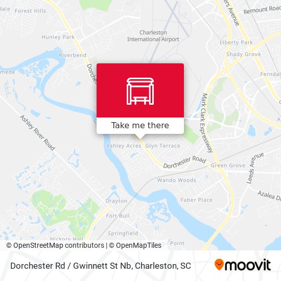 Dorchester Rd / Gwinnett St Nb map