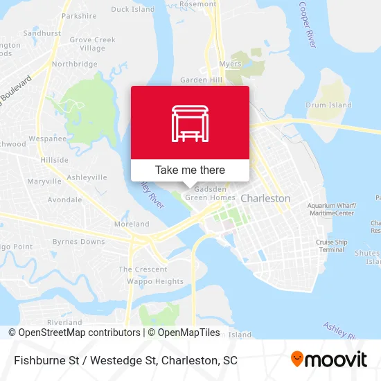 Fishburne St / Westedge St map
