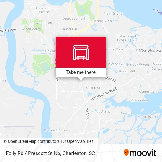 Folly Rd / Prescott St Nb map