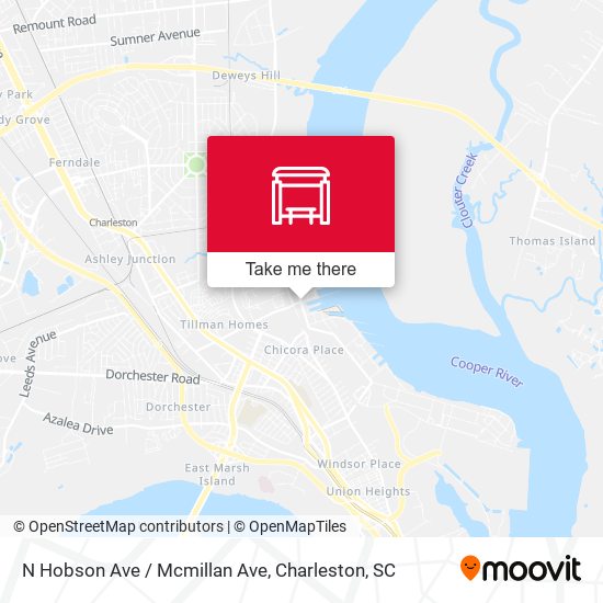 Mapa de N Hobson Ave / Mcmillan Ave