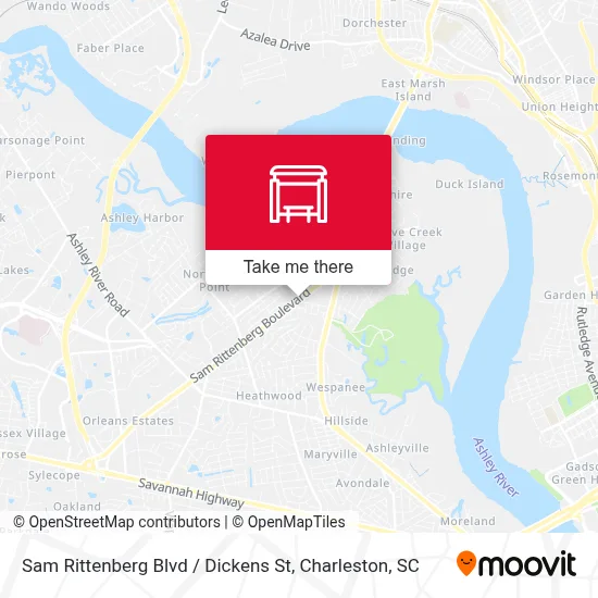 Sam Rittenberg Blvd / Dickens St map