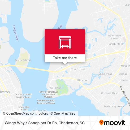 Wingo Way / Sandpiper Dr Eb map