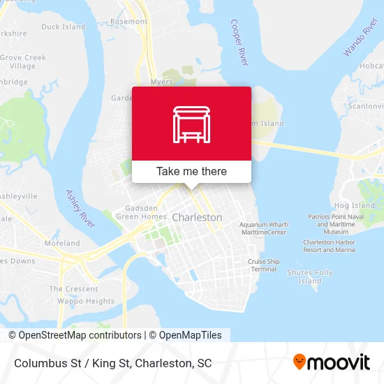 Columbus St / King St map