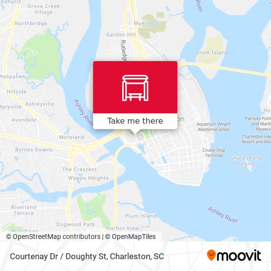 Courtenay Dr / Doughty St map