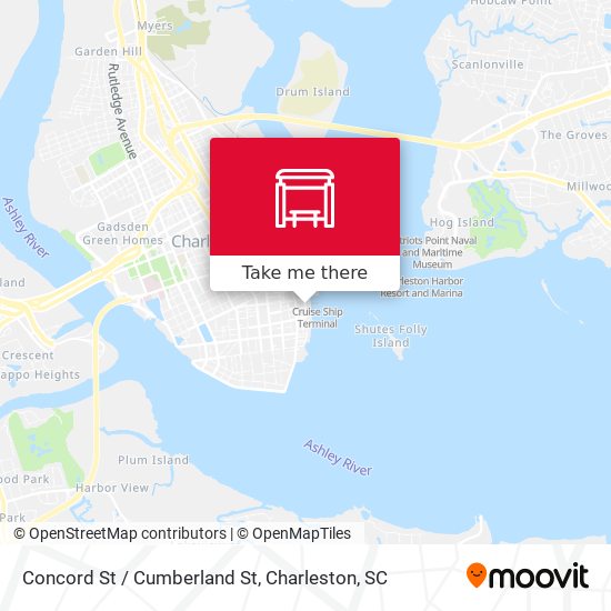 Concord St / Cumberland St map