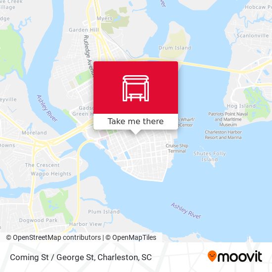 Mapa de Coming St / George St