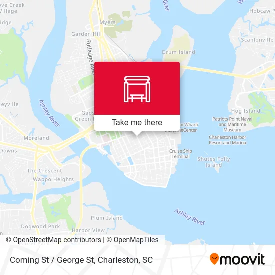 Coming St / George St map