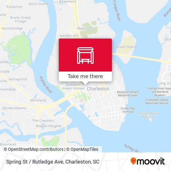 Spring St / Rutledge Ave map