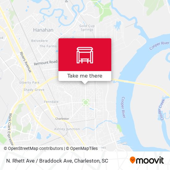 N. Rhett Ave / Braddock Ave map