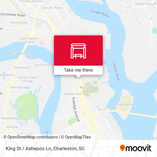 King St / Ashepoo Ln map