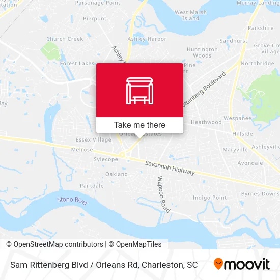 Sam Rittenberg Blvd / Orleans Rd map