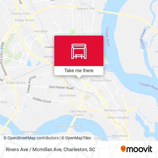 Mapa de Rivers Ave / Mcmillan Ave