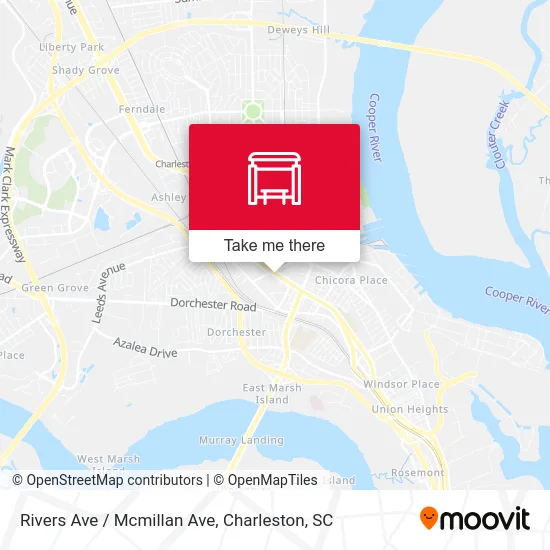 Rivers Ave / Mcmillan Ave map