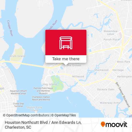 Houston Northcutt Blvd / Ann Edwards Ln map