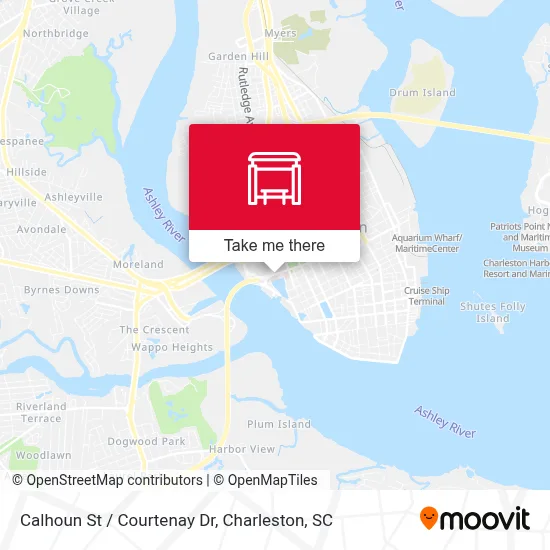 Calhoun St / Courtenay Dr map