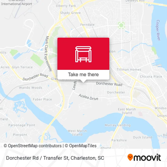 Mapa de Dorchester Rd / Transfer St