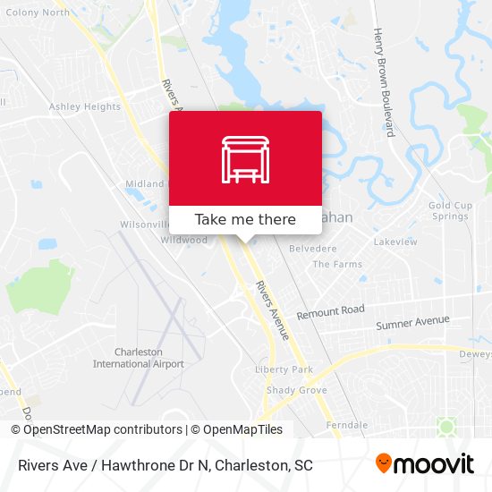 Rivers Ave / Hawthrone Dr N map