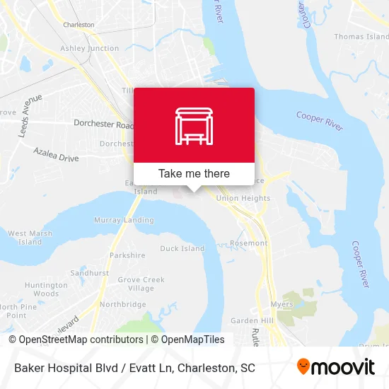 Baker Hospital Blvd / Evatt Ln map