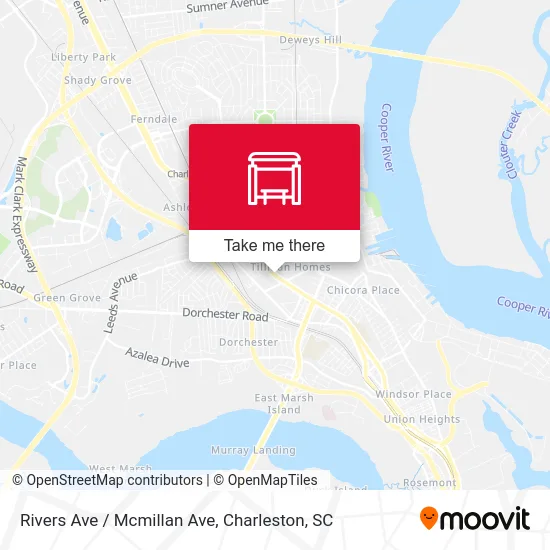 Rivers Ave / Mcmillan Ave map
