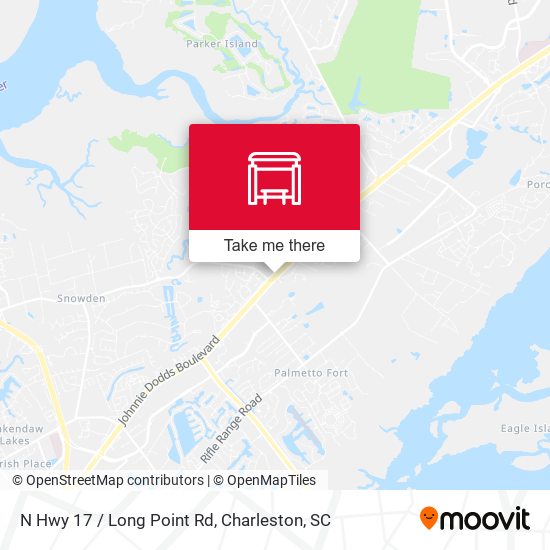 N Hwy 17 / Long Point Rd map