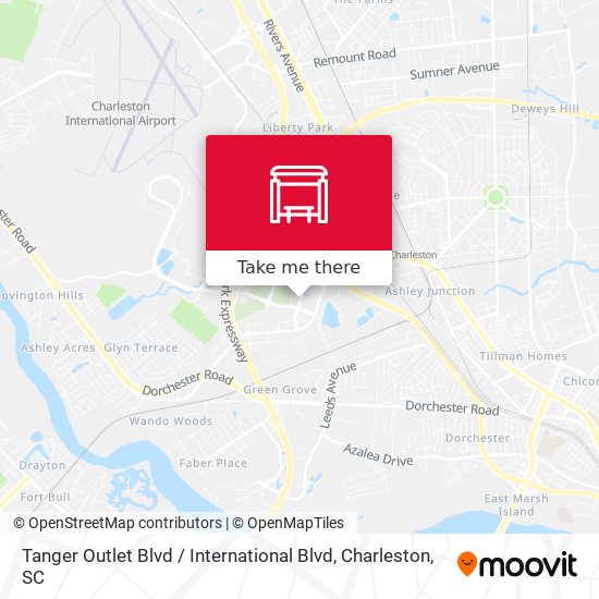 Tanger Outlet Blvd / International Blvd map