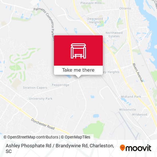 Ashley Phosphate Rd / Brandywine Rd map