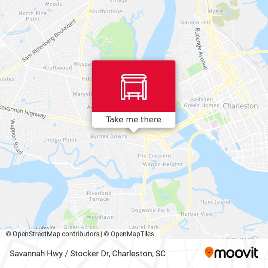 Mapa de Savannah Hwy / Stocker Dr