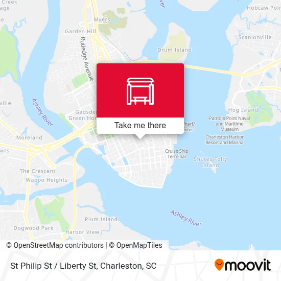 St Philip St / Liberty St map